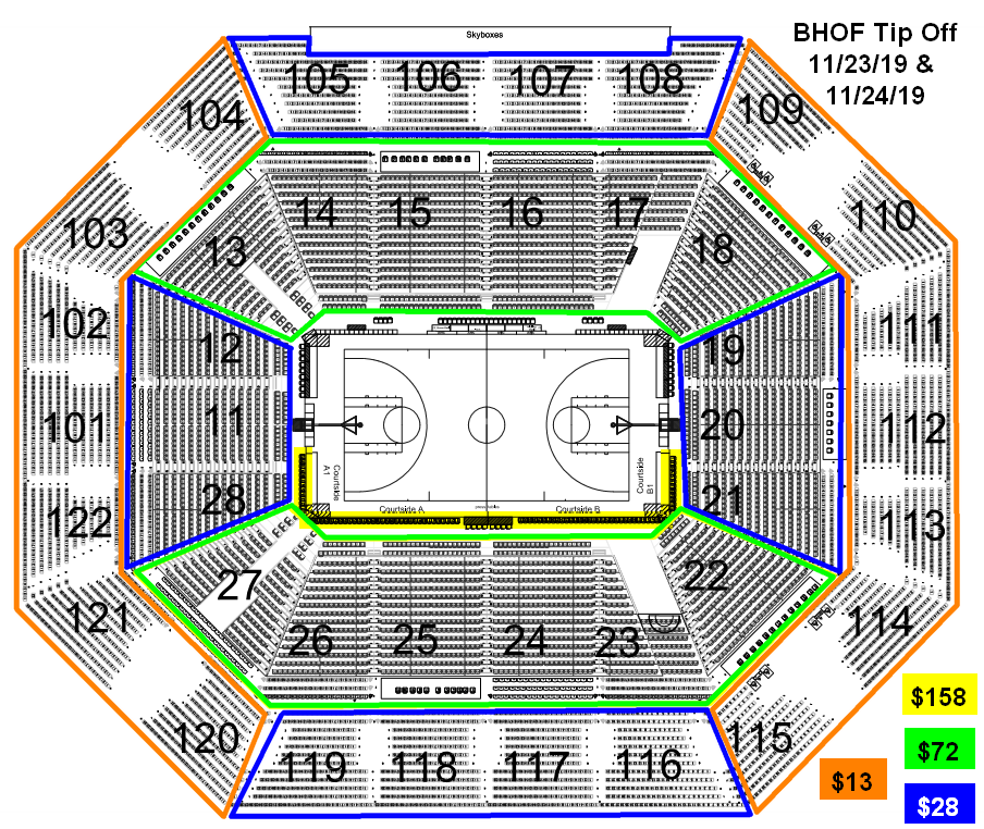 Hall of Fame Tip Off Tournament :: Tickets